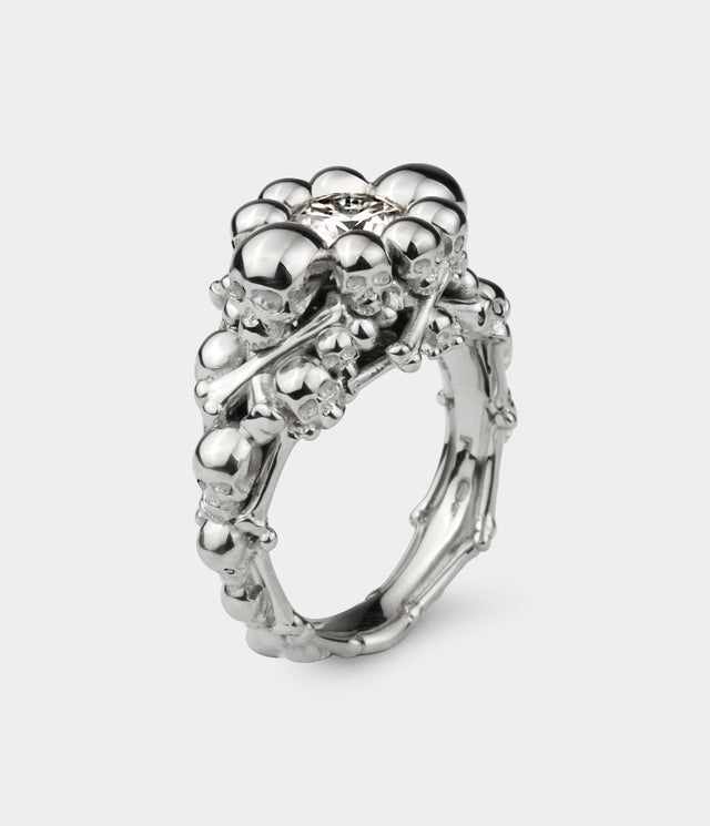 Catacomb Skull & Bones Ring by Stephen Einhorn
